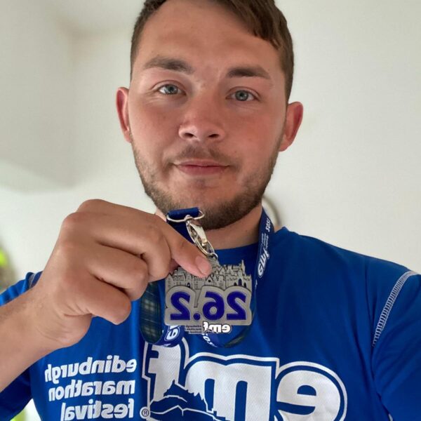 Callum Completes the Virtual Edinburgh Marathon