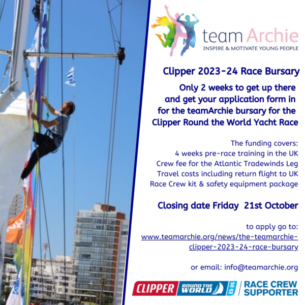 teamArchie Clipper Race bursary